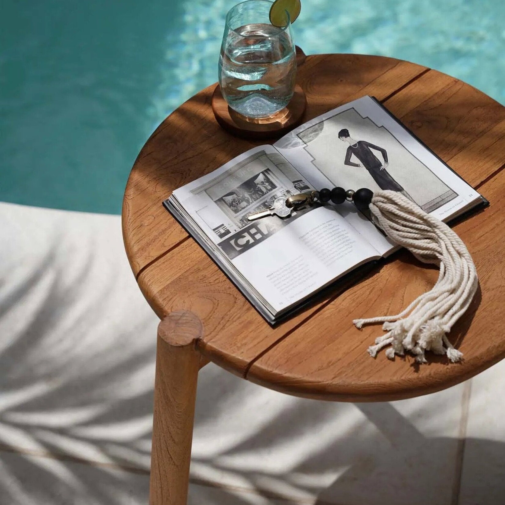 Bazar Bizar Antwerp The Cotton Wood Keychain - Natural Black