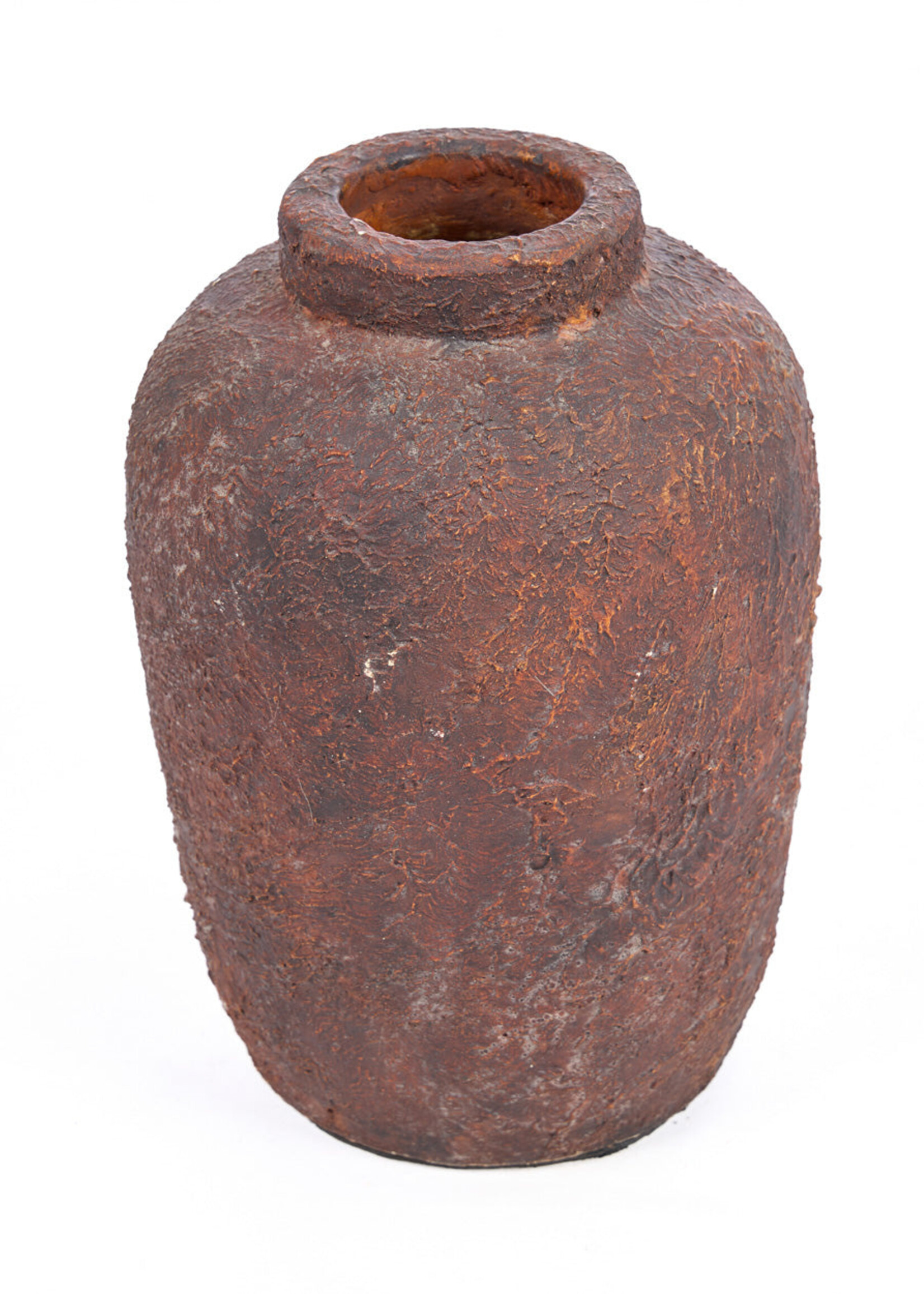 Bazar Bizar Antwerp The Clay Echo Vase - Burgundy - S