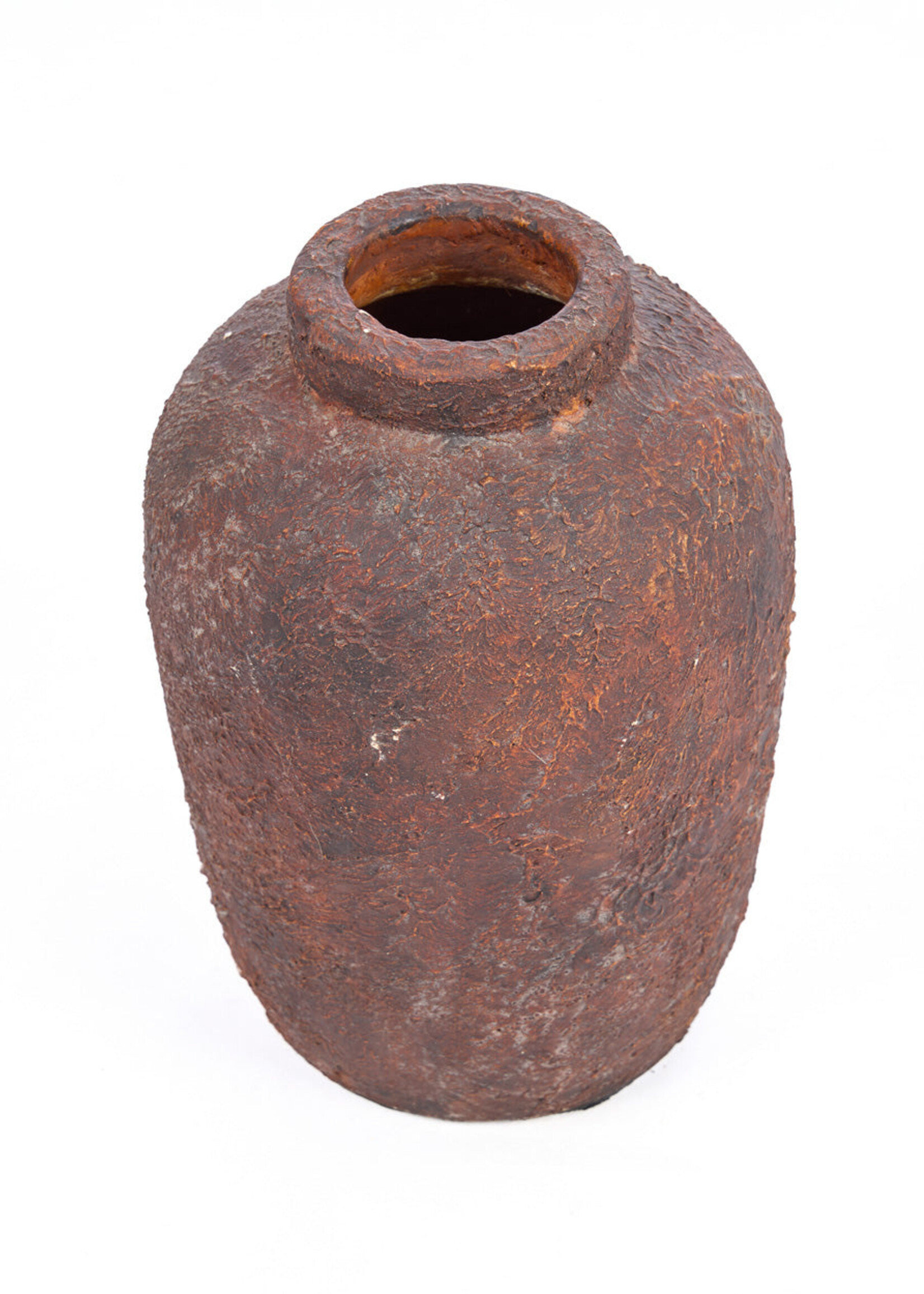 Bazar Bizar Antwerp The Clay Echo Vase - Burgundy - S