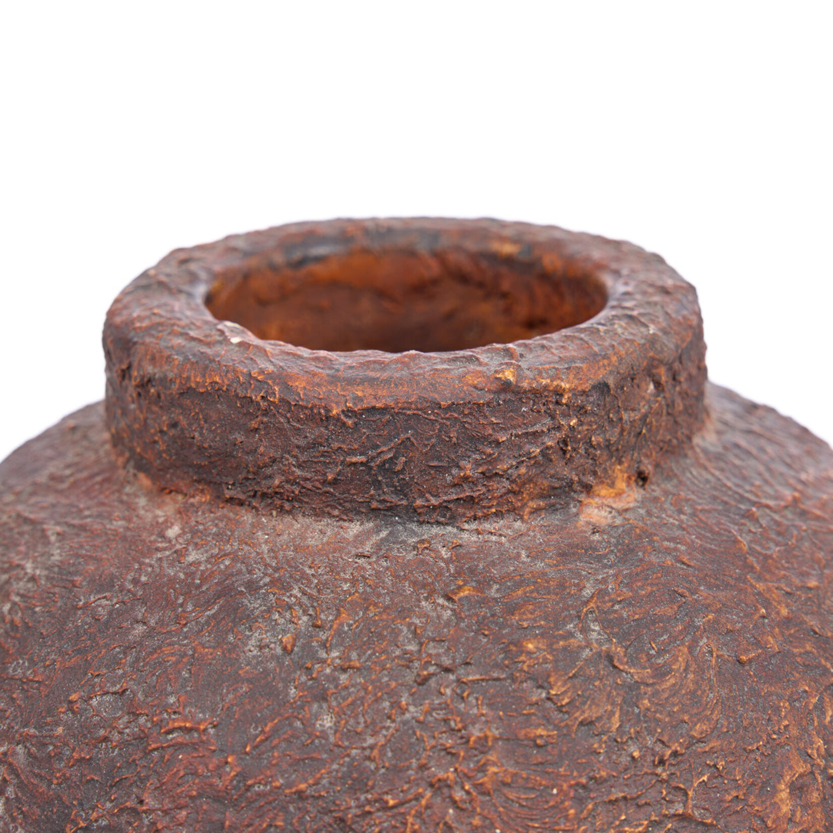 Bazar Bizar Antwerp The Clay Echo Vase - Burgundy - S