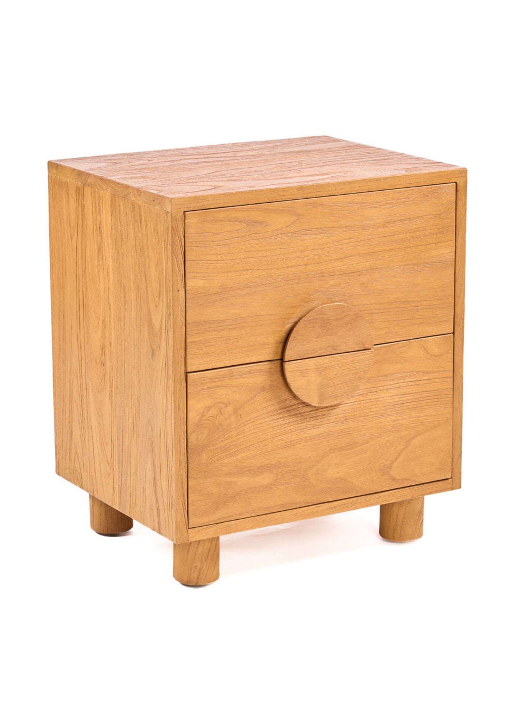 Bazar Bizar Antwerp The Eclipse Nightstand - Natural