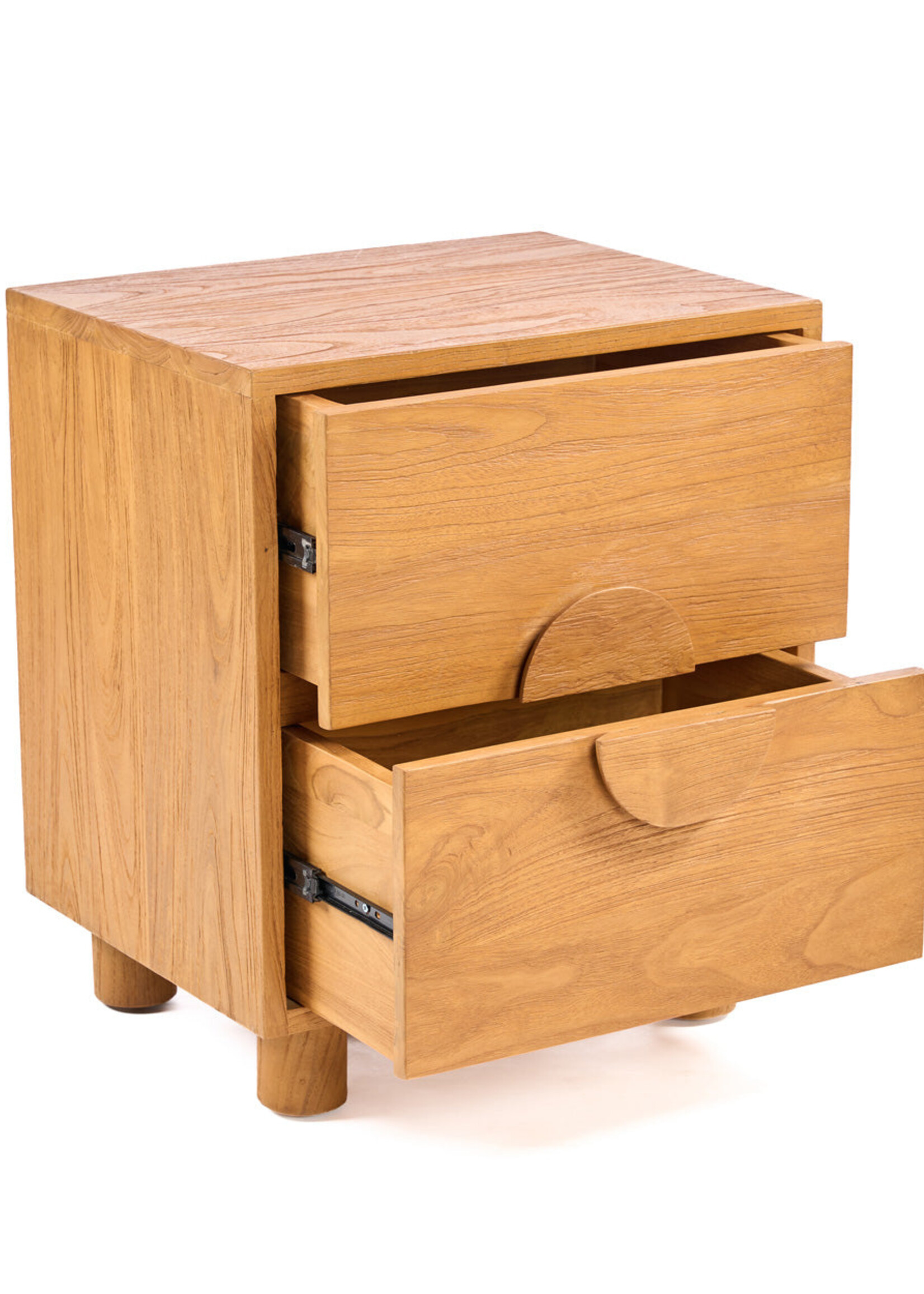 Bazar Bizar Antwerp The Eclipse Nightstand - Natural