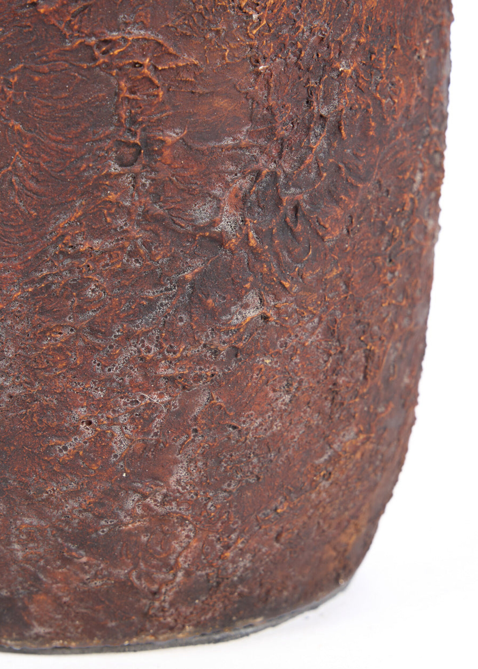 Bazar Bizar Antwerp The Clay Echo Vase - Burgundy - S