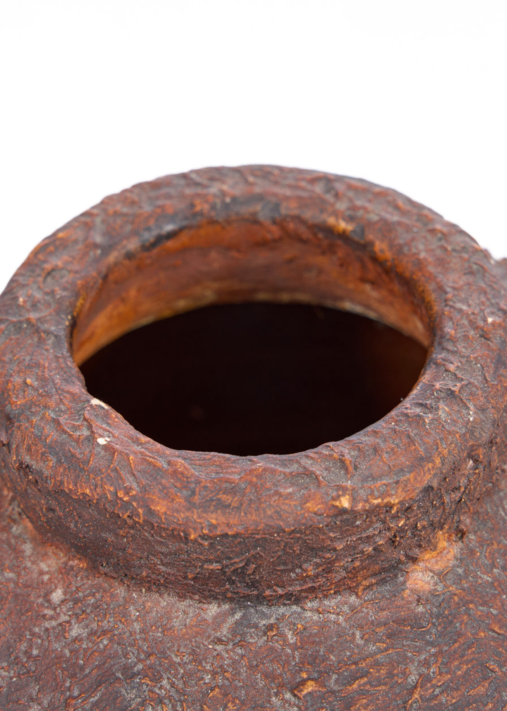 Bazar Bizar Antwerp The Clay Echo Vase - Burgundy - S