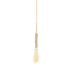 Bazar Bizar Antwerp The Cowrie & Cotton Tassel - Natural