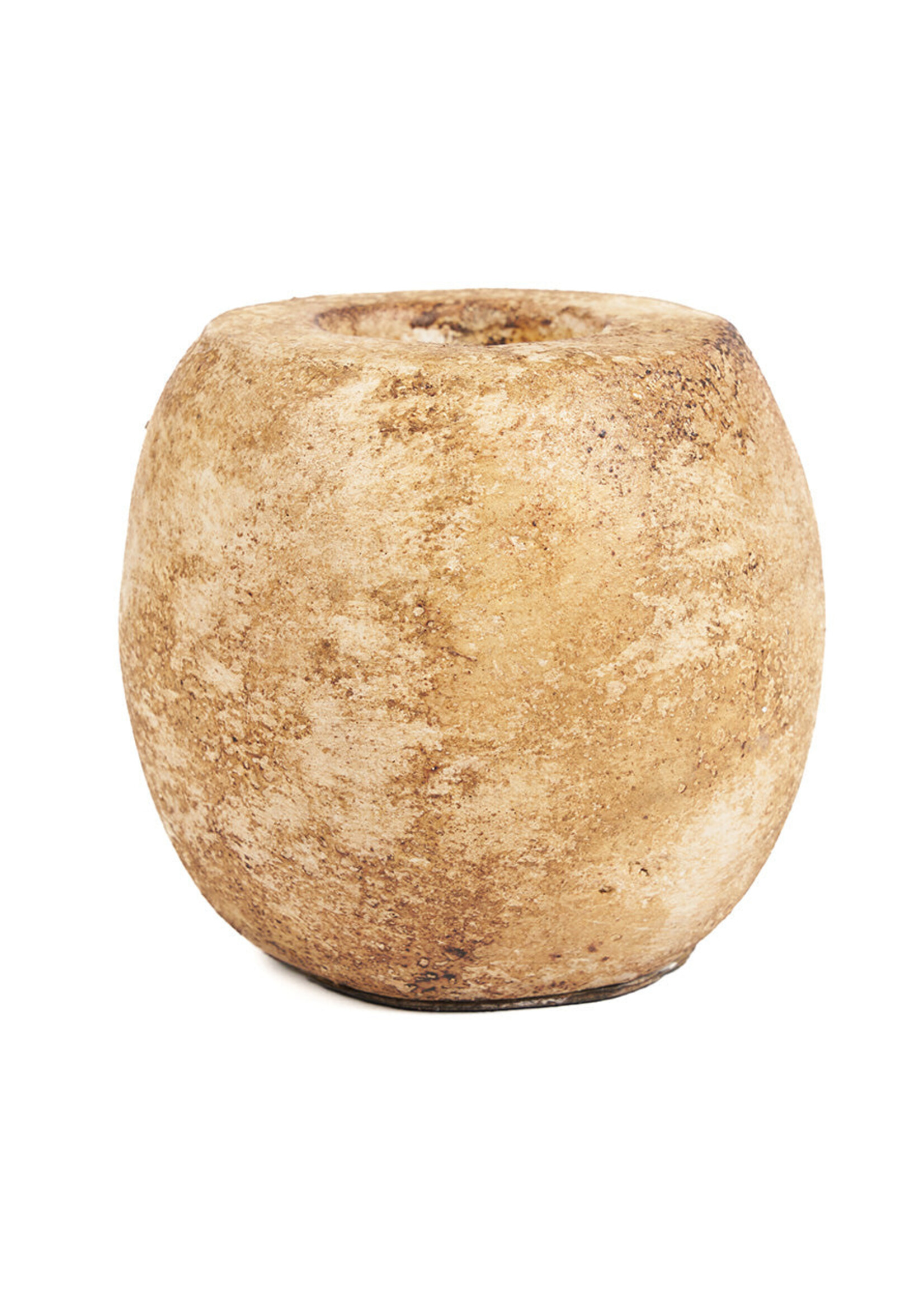 Bazar Bizar Antwerp The Cavestone Candle Holder - Cream