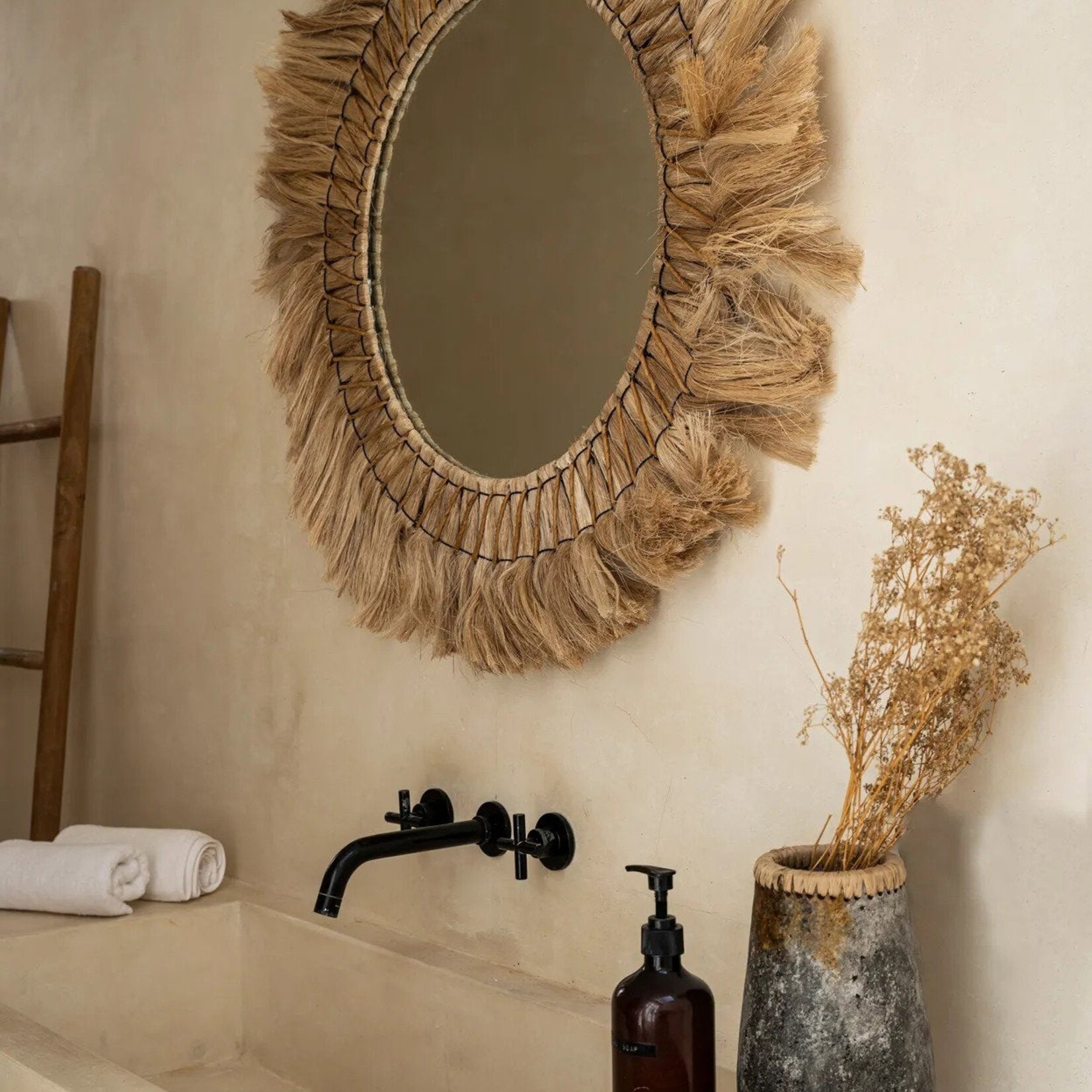 Bazar Bizar Antwerp The Pretty Blonde Mirror - Natural - L