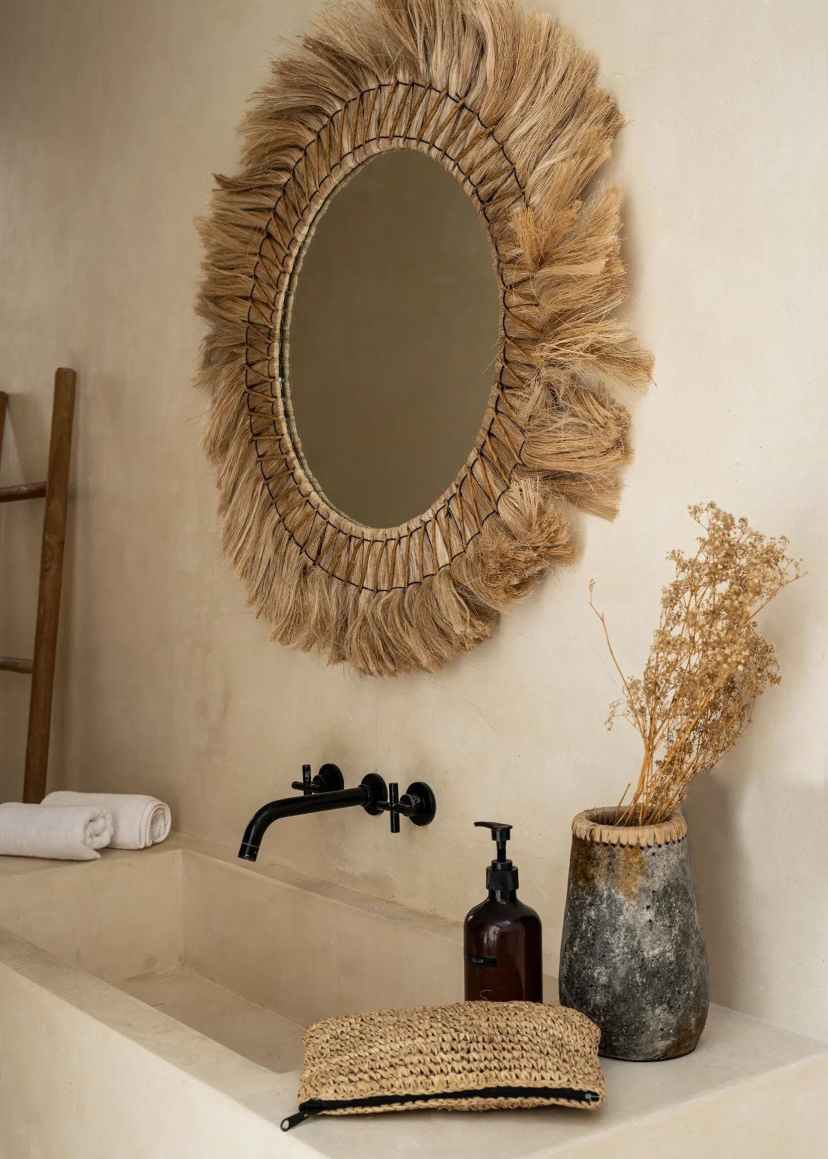 Bazar Bizar Antwerp The Pretty Blonde Mirror - Natural - L