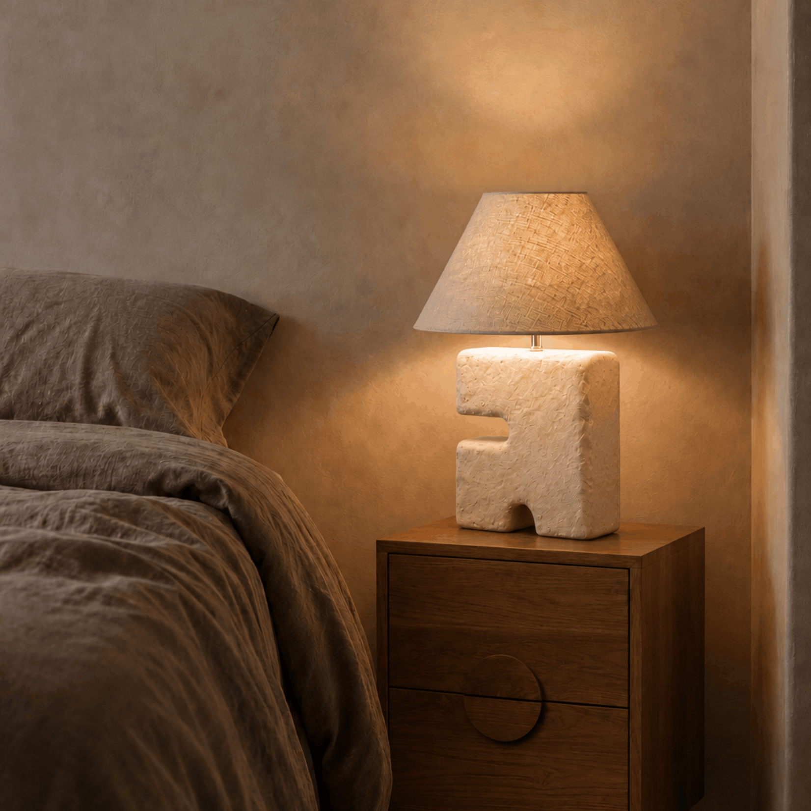 Bazar Bizar Antwerp The L’Objet Table Lamp - White - M