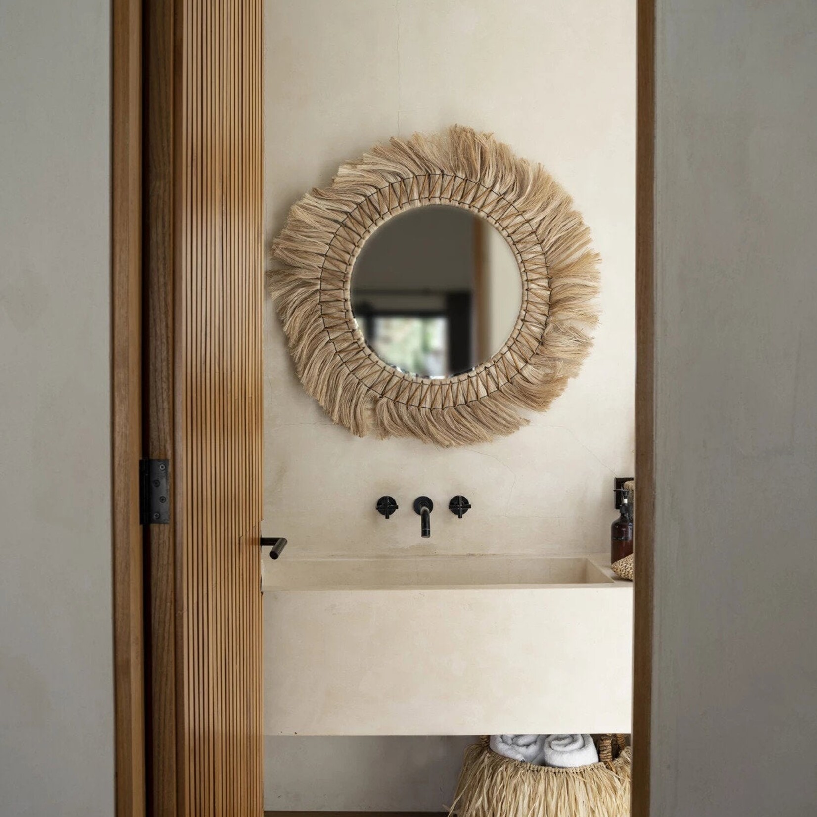 Bazar Bizar Antwerp The Pretty Blonde Mirror - Natural - L