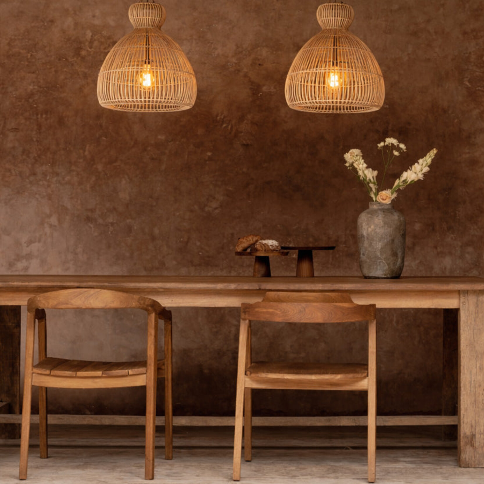 Bazar Bizar Antwerp The Matcha Whisk Pendant - Natural - S