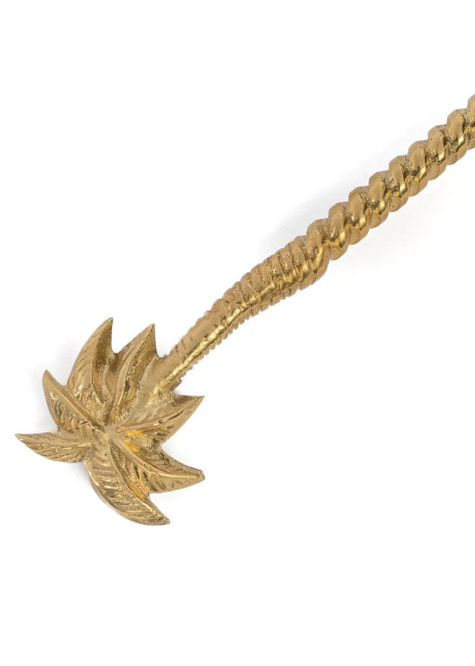 Bazar Bizar Antwerp The Palm Tree Long Spoon - Gold