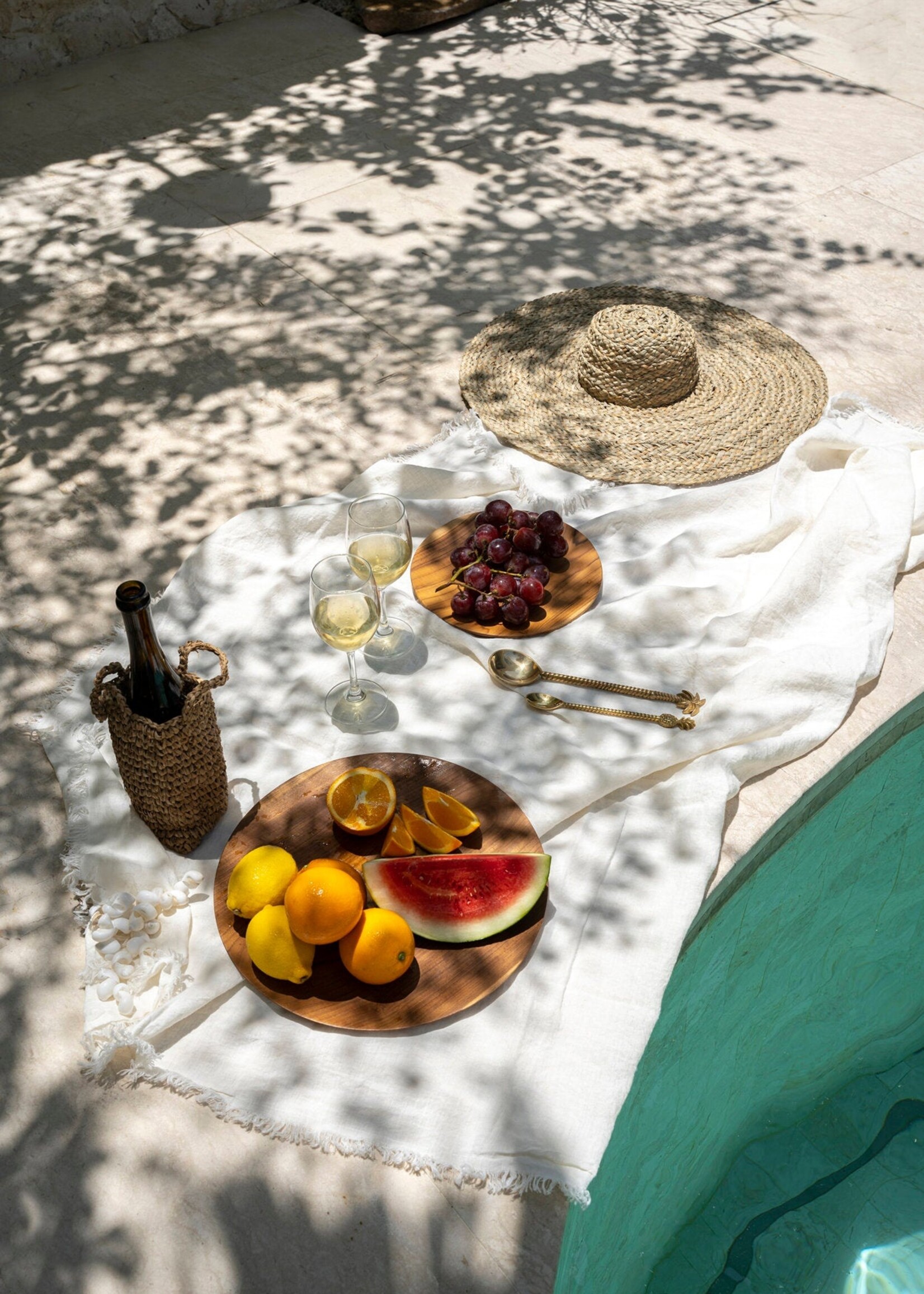 Bazar Bizar Antwerp The Linen Tablecloth - White - 180x300