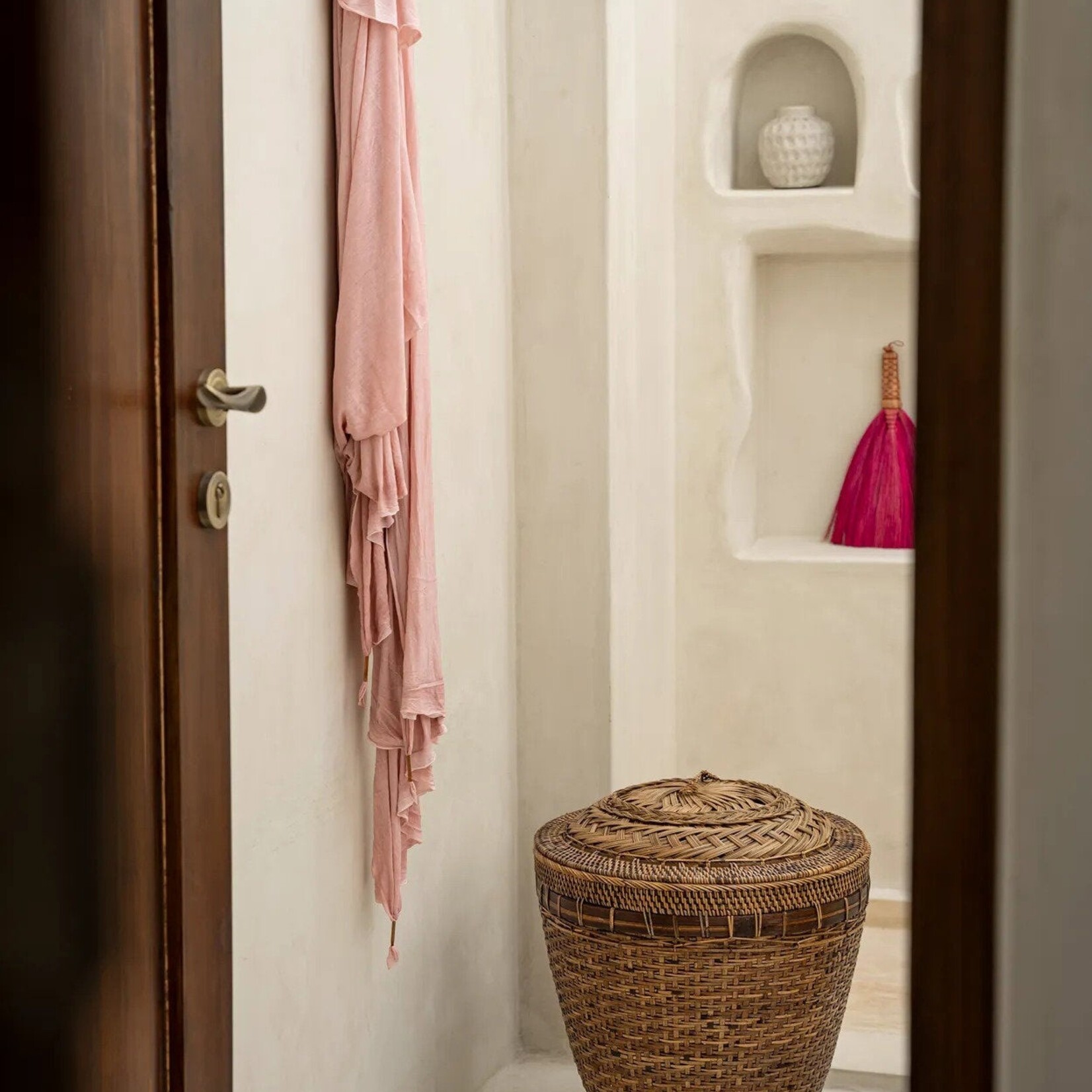 Bazar Bizar Antwerp The Colonial Storage Basket - Natural Brown - L
