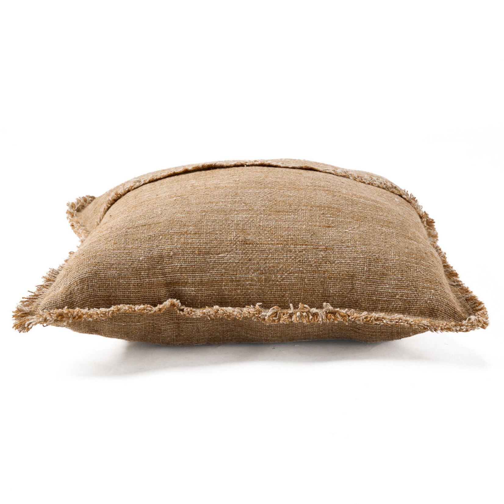 Bazar Bizar Antwerp The Sahara Fringe Cushion Cover - Natural Brown - 50x50