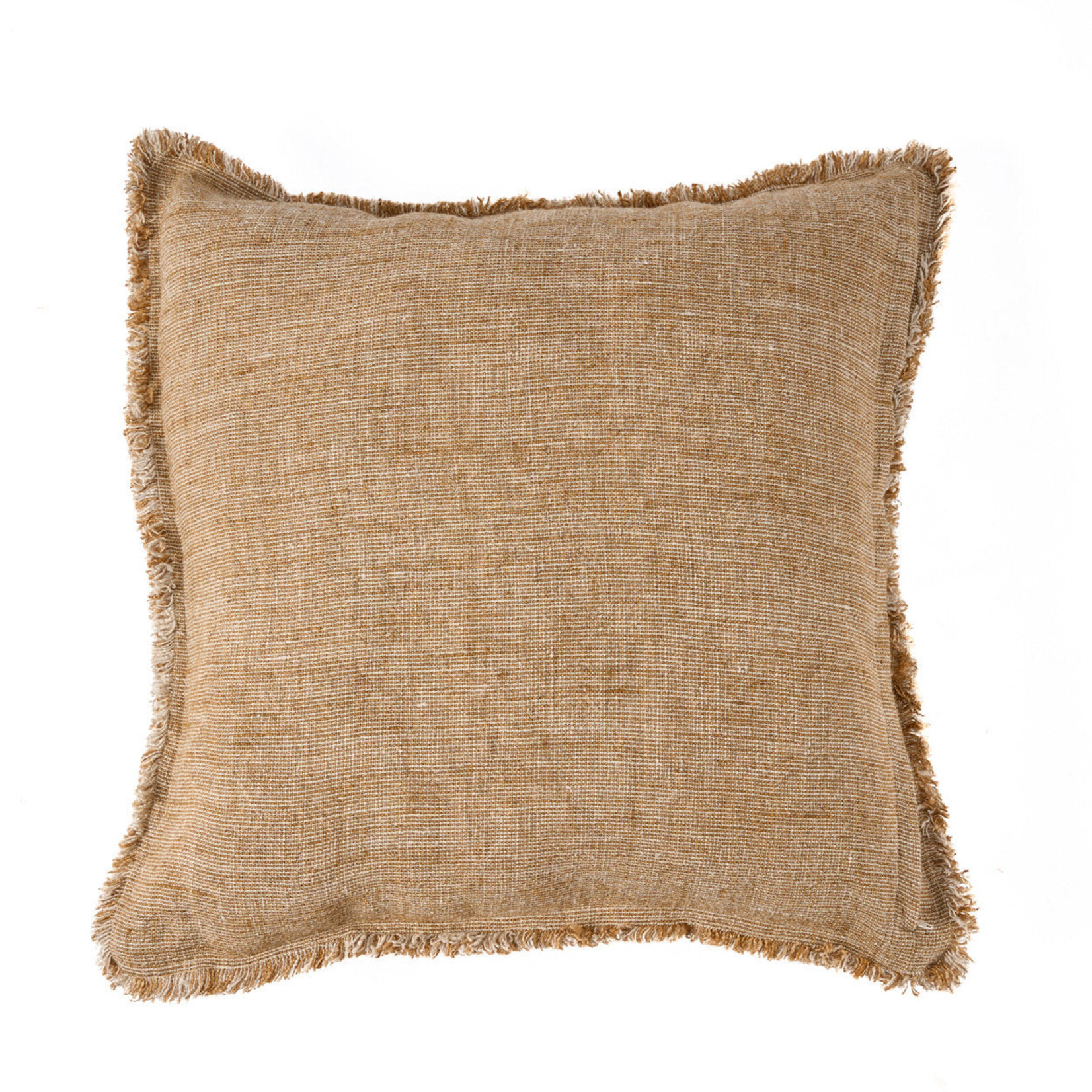 Bazar Bizar Antwerp The Sahara Fringe Cushion Cover - Natural Brown - 50x50
