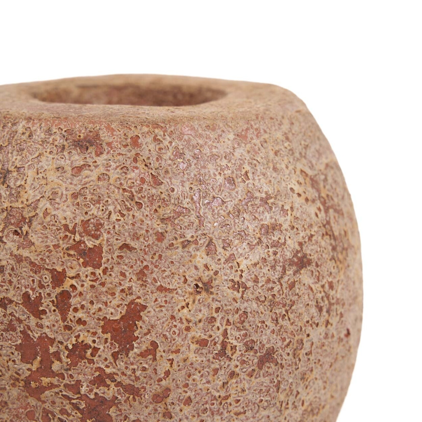 Bazar Bizar Antwerp The Cavestone Candle Holder - Brown