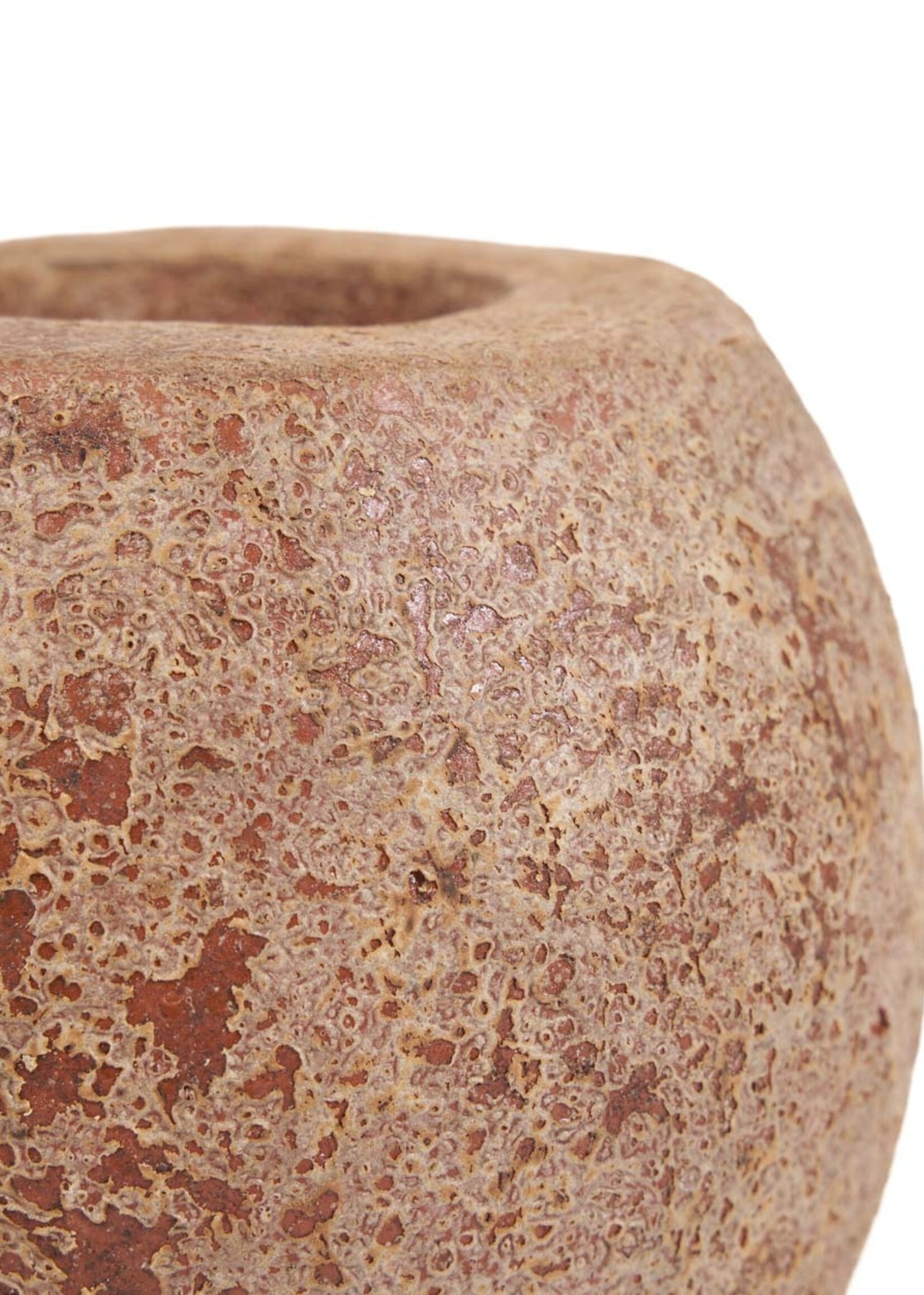 Bazar Bizar Antwerp The Cavestone Candle Holder - Brown