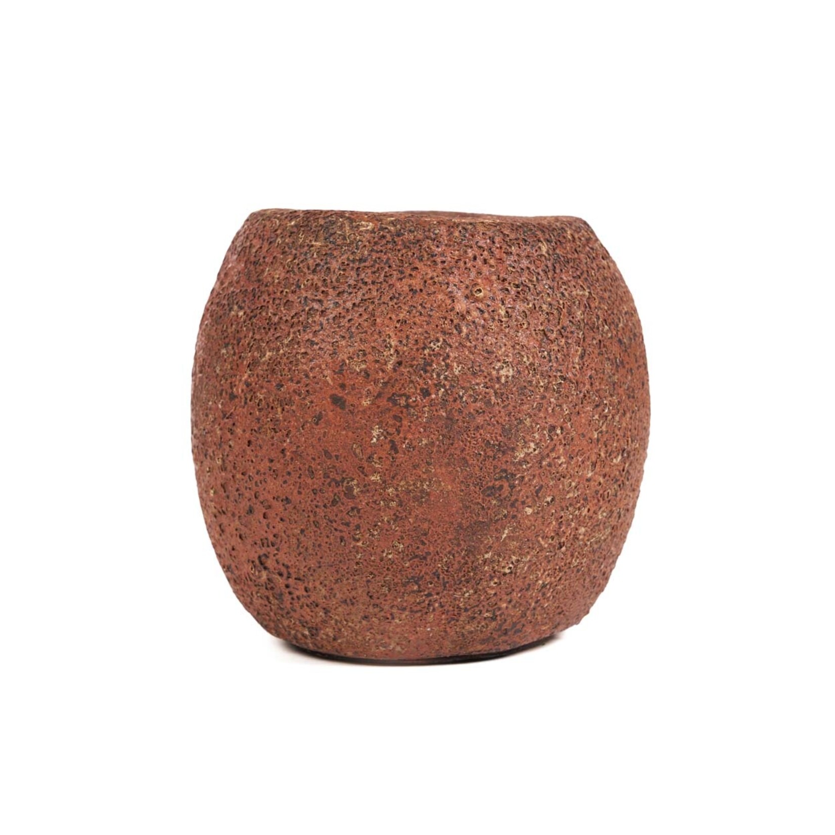 Bazar Bizar Antwerp The Cavestone Candle Holder - Terracotta