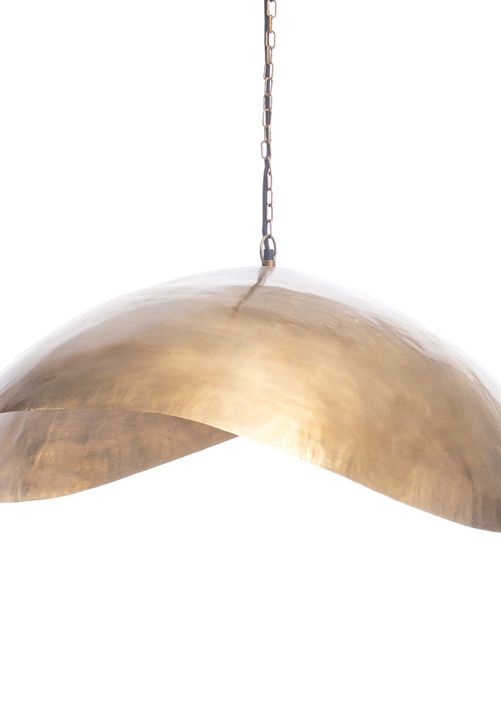 Bazar Bizar Antwerp The Fortune Cookie Pendant - Brass - XL