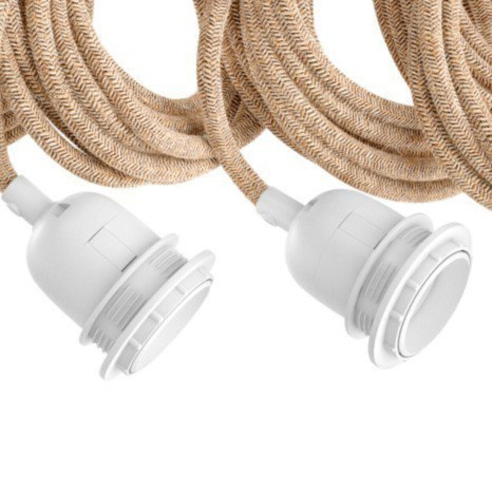 Bazar Bizar Antwerp Fitting Lamps Ceiling - Natural White - 5 Fittings