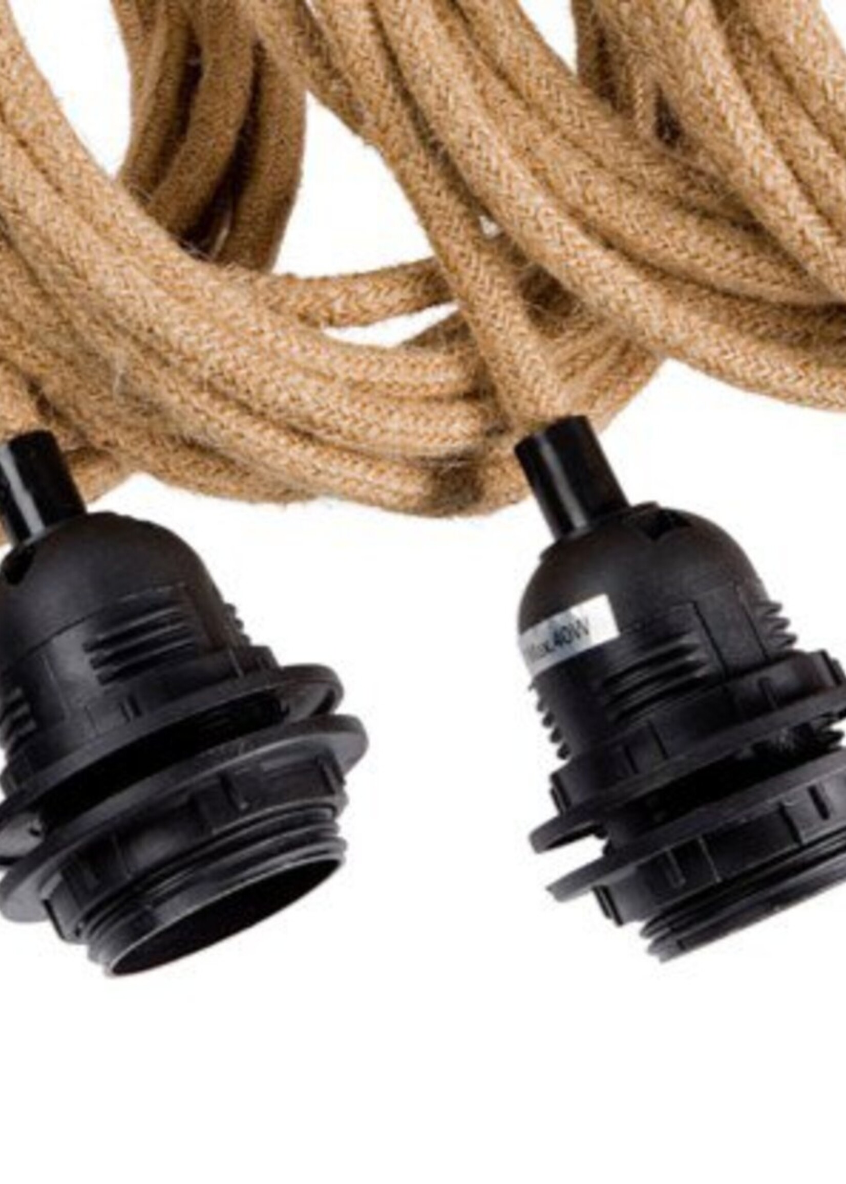 Bazar Bizar Antwerp Fitting Lamps Ceiling - Natural Black - 5 Fittings