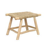 Bazar Bizar Antwerp The Porto Seagrass Stool - Natural - M