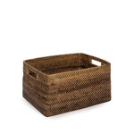 Bazar Bizar Antwerp The Colonial Magazine Basket - Natural Brown - L