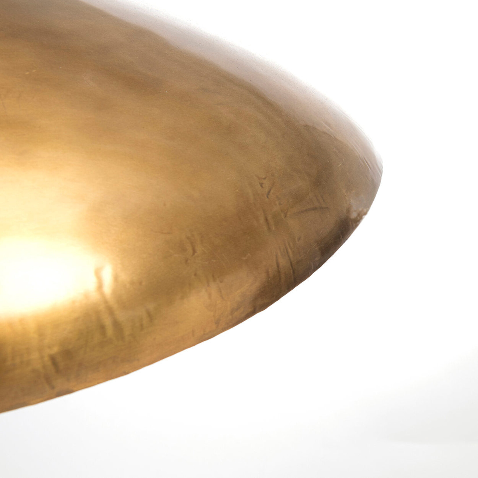 Bazar Bizar Antwerp The Fortune Cookie Pendant - Brass - XL