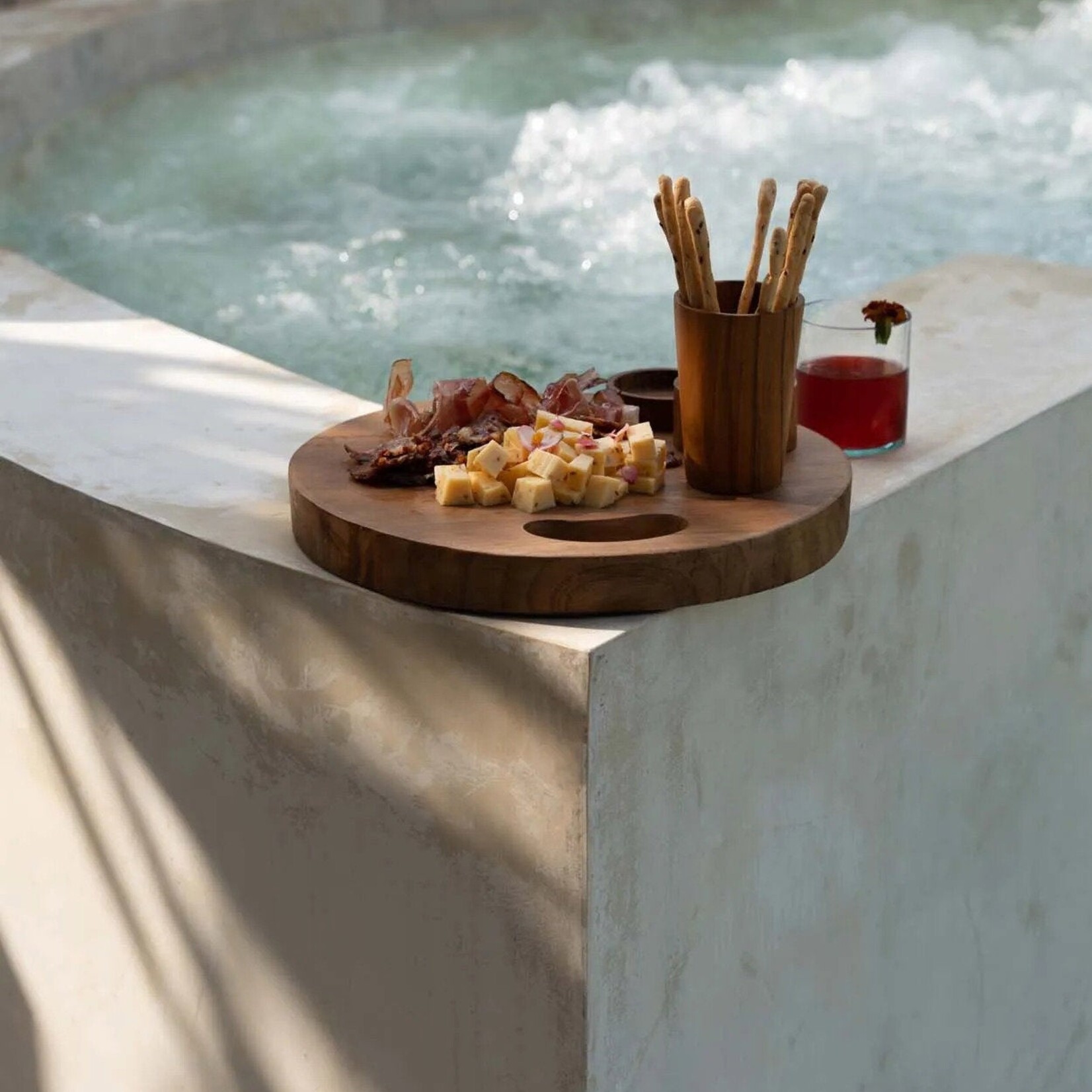 Bazar Bizar Antwerp The Teak Root Tray - Natural - M