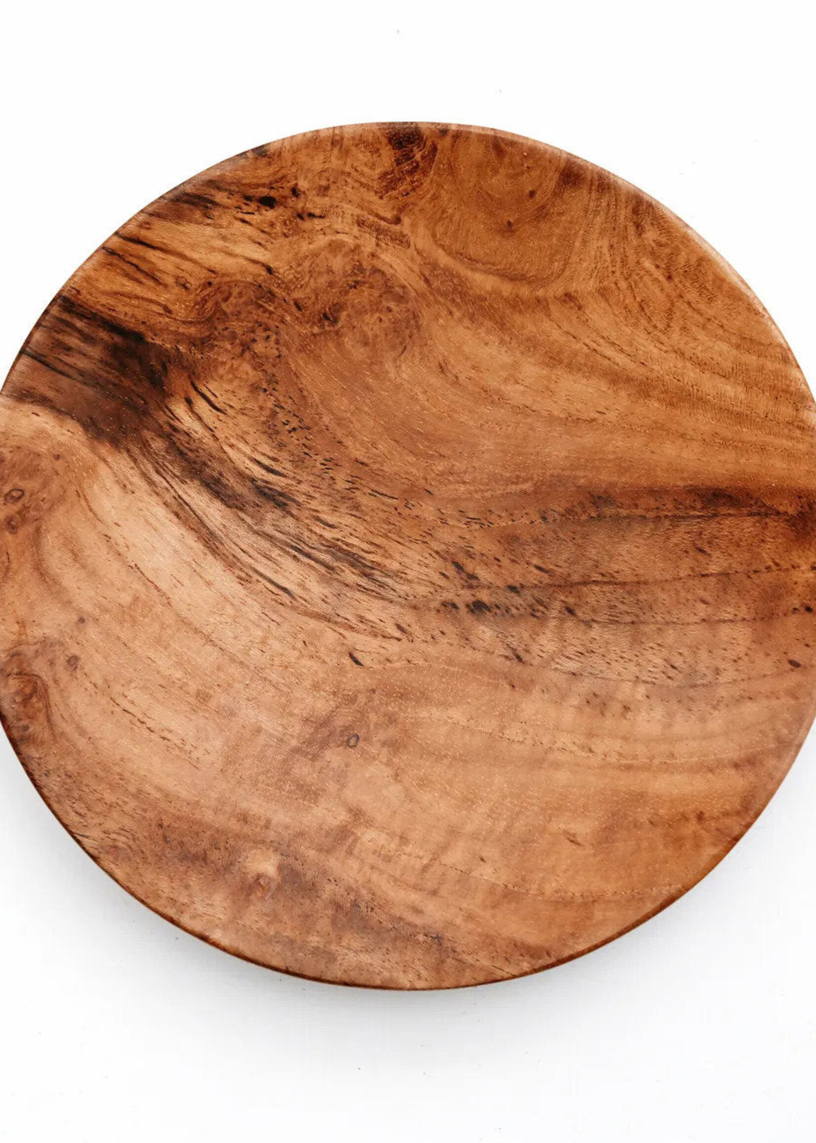 Bazar Bizar Antwerp The Teak Root Round Plate - L