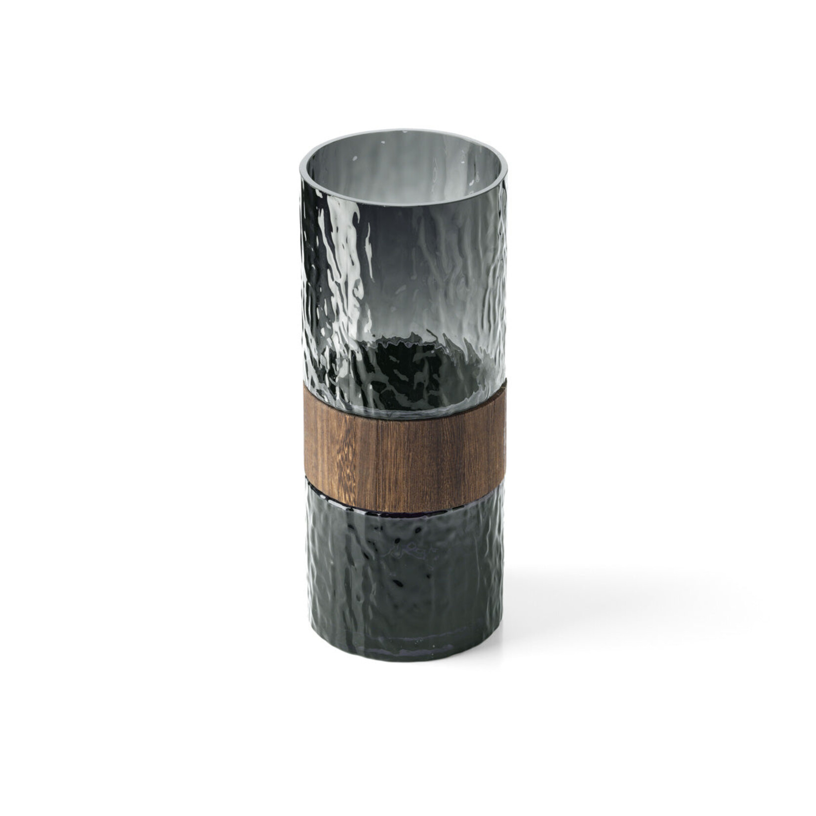Bazar Bizar Antwerp The Wood You Be Mine Vase - Dark Grey - L