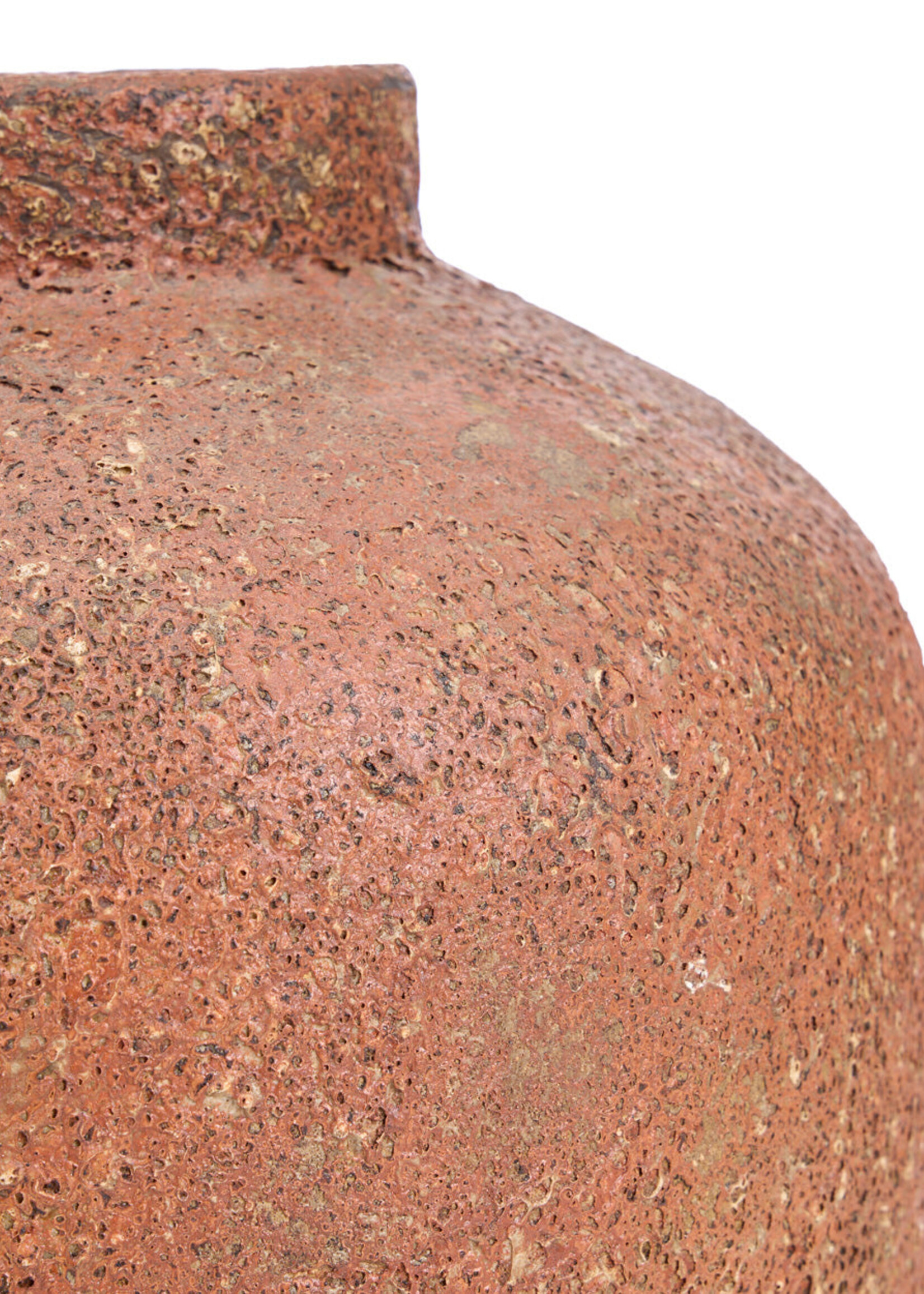 Bazar Bizar Antwerp The Clay Echo Vase - Terracotta - L