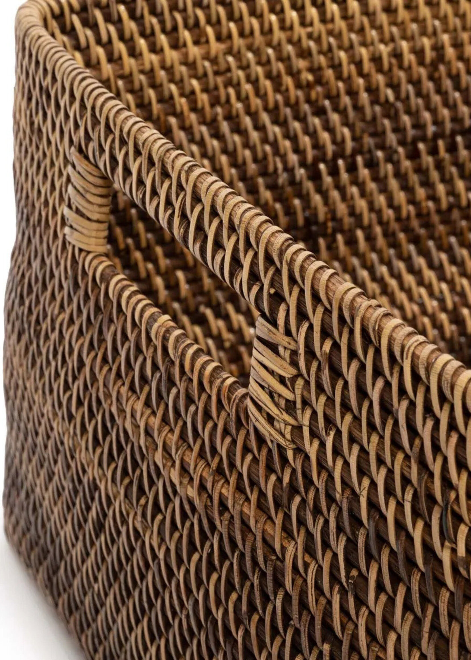 Bazar Bizar Antwerp The Colonial Magazine Basket - Natural Brown - L