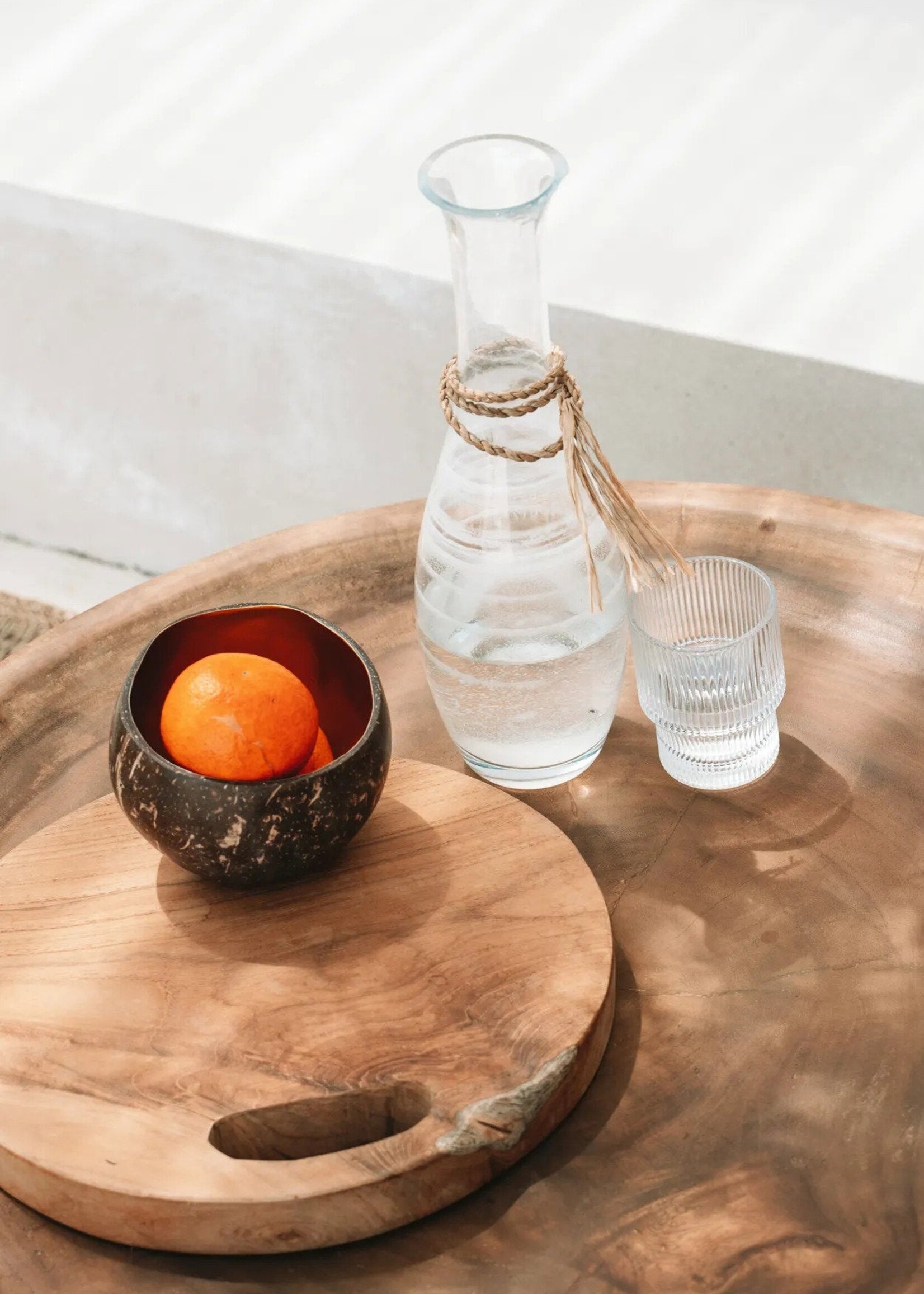 Bazar Bizar Antwerp The Teak Root Tray - Natural - M