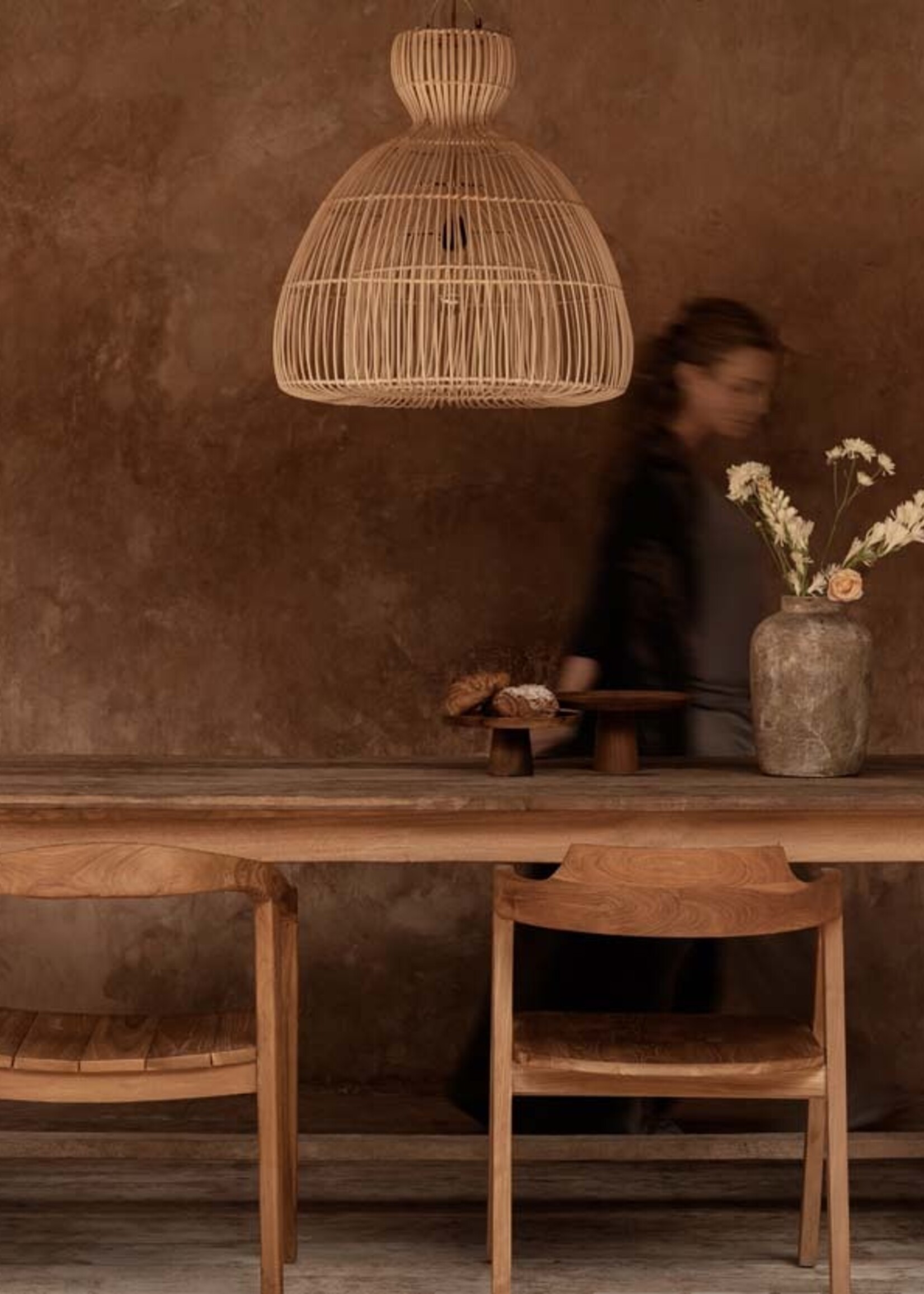 Bazar Bizar Antwerp The Matcha Whisk Pendant - Natural - M