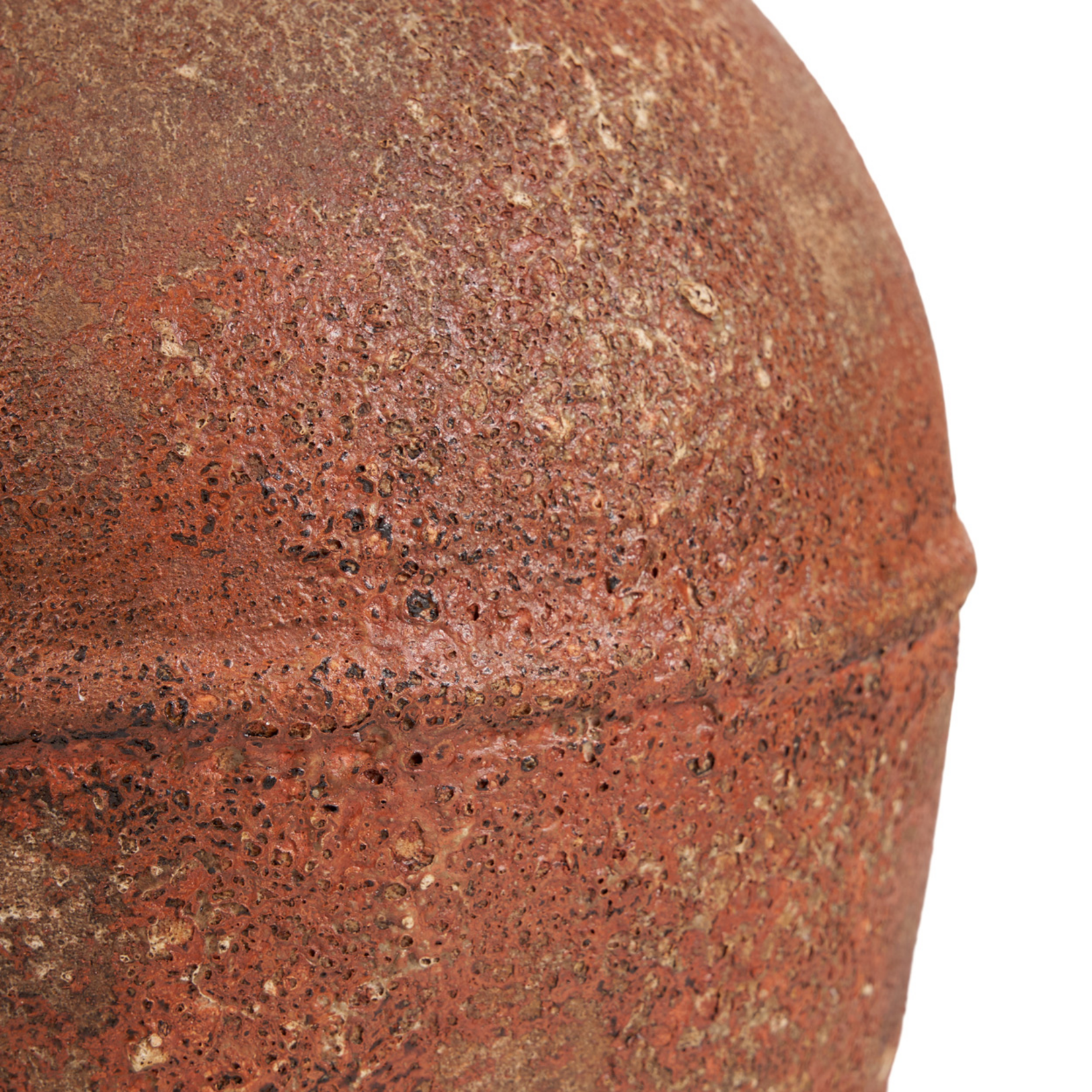 Bazar Bizar Antwerp The Amphora Rustica Vase - Terracotta - L