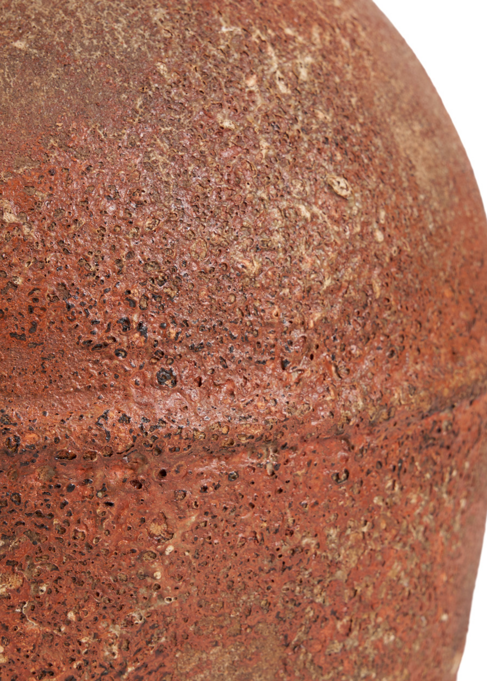 Bazar Bizar Antwerp The Amphora Rustica Vase - Terracotta - L