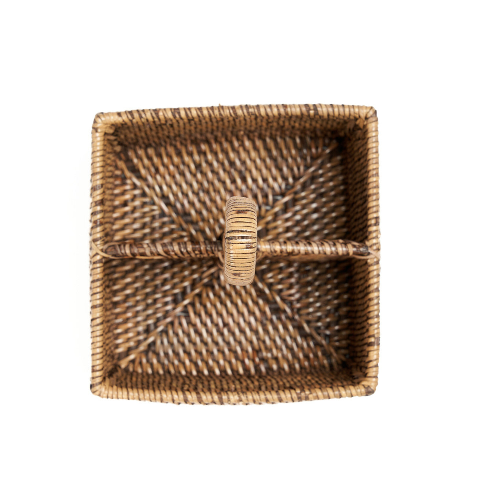 Bazar Bizar Antwerp The Rattan Cutlery Caddy N°2 - Natural Brown