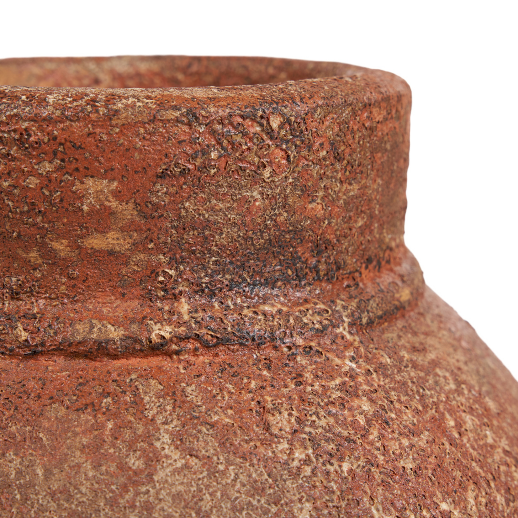 Bazar Bizar Antwerp The Amphora Rustica Vase - Terracotta - L