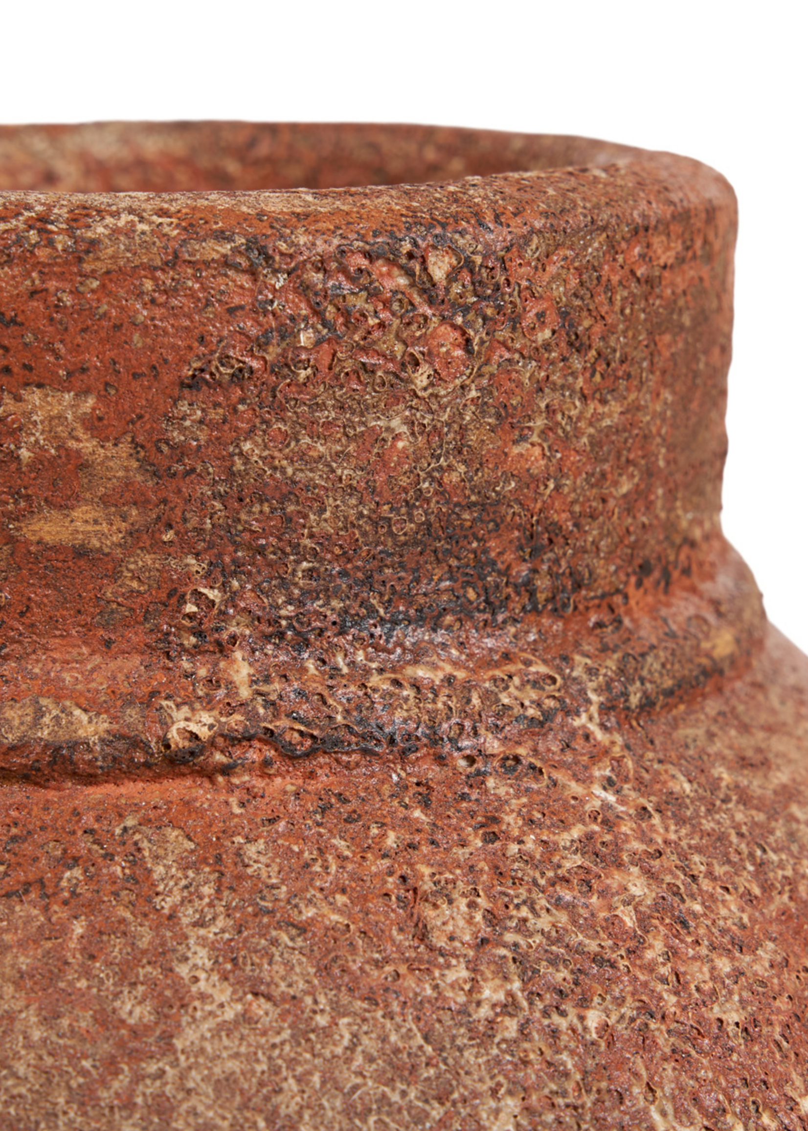 Bazar Bizar Antwerp The Amphora Rustica Vase - Terracotta - L