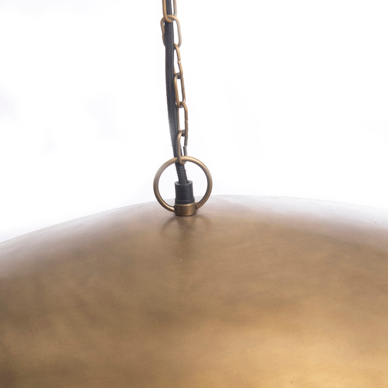 Bazar Bizar Antwerp The Fortune Cookie Pendant - Brass - XL