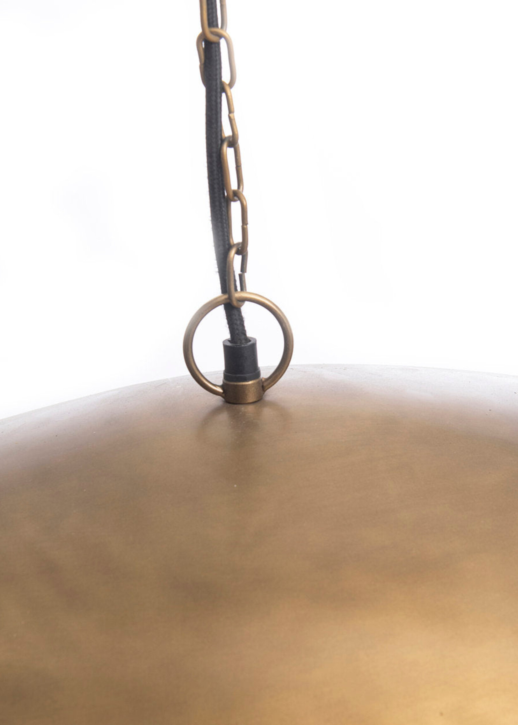 Bazar Bizar Antwerp The Fortune Cookie Pendant - Brass - XL