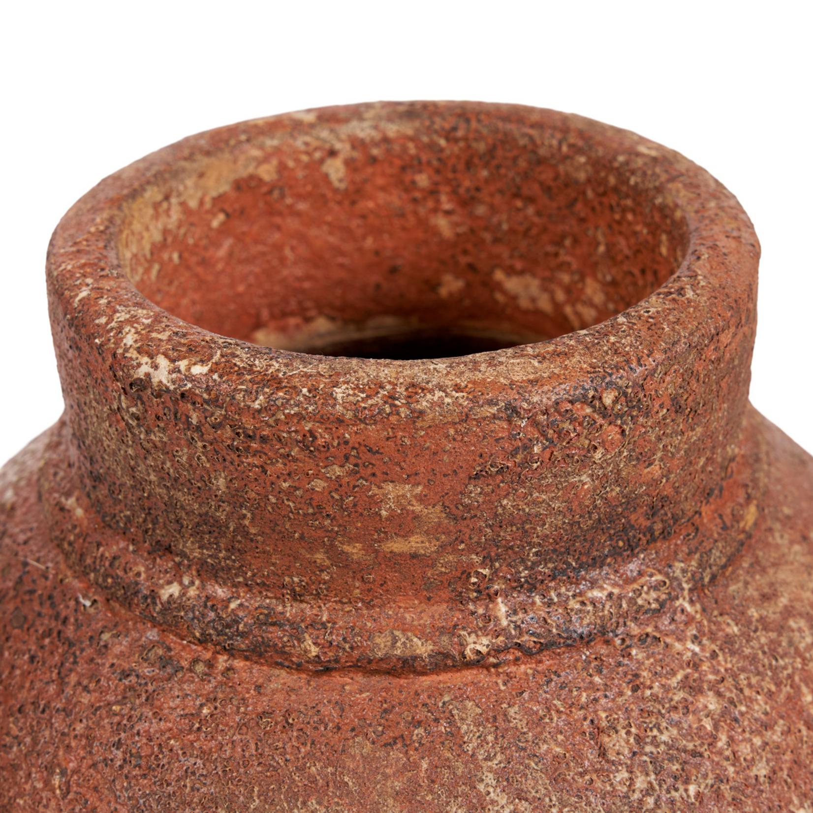 Bazar Bizar Antwerp The Amphora Rustica Vase - Terracotta - L