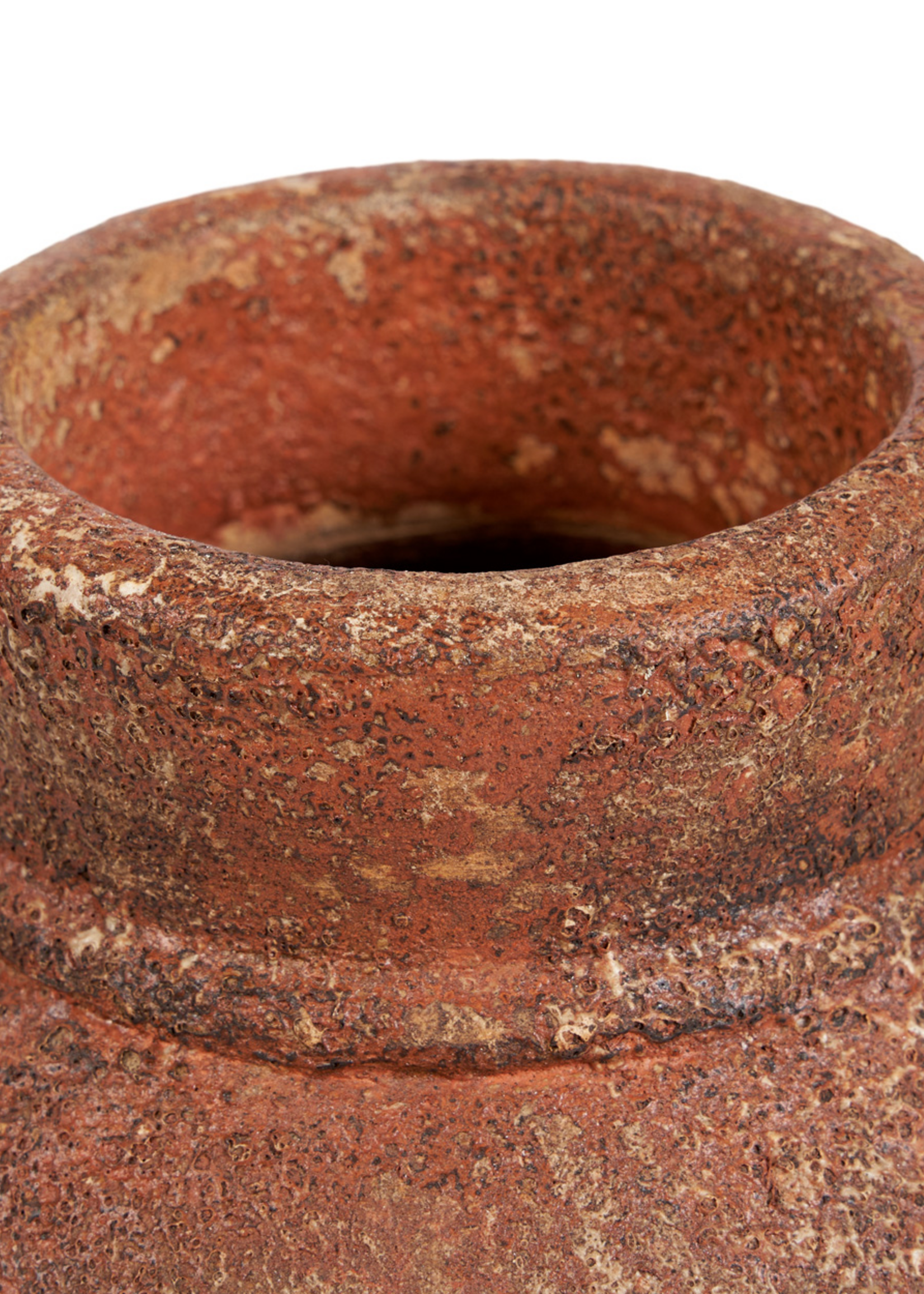 Bazar Bizar Antwerp The Amphora Rustica Vase - Terracotta - L