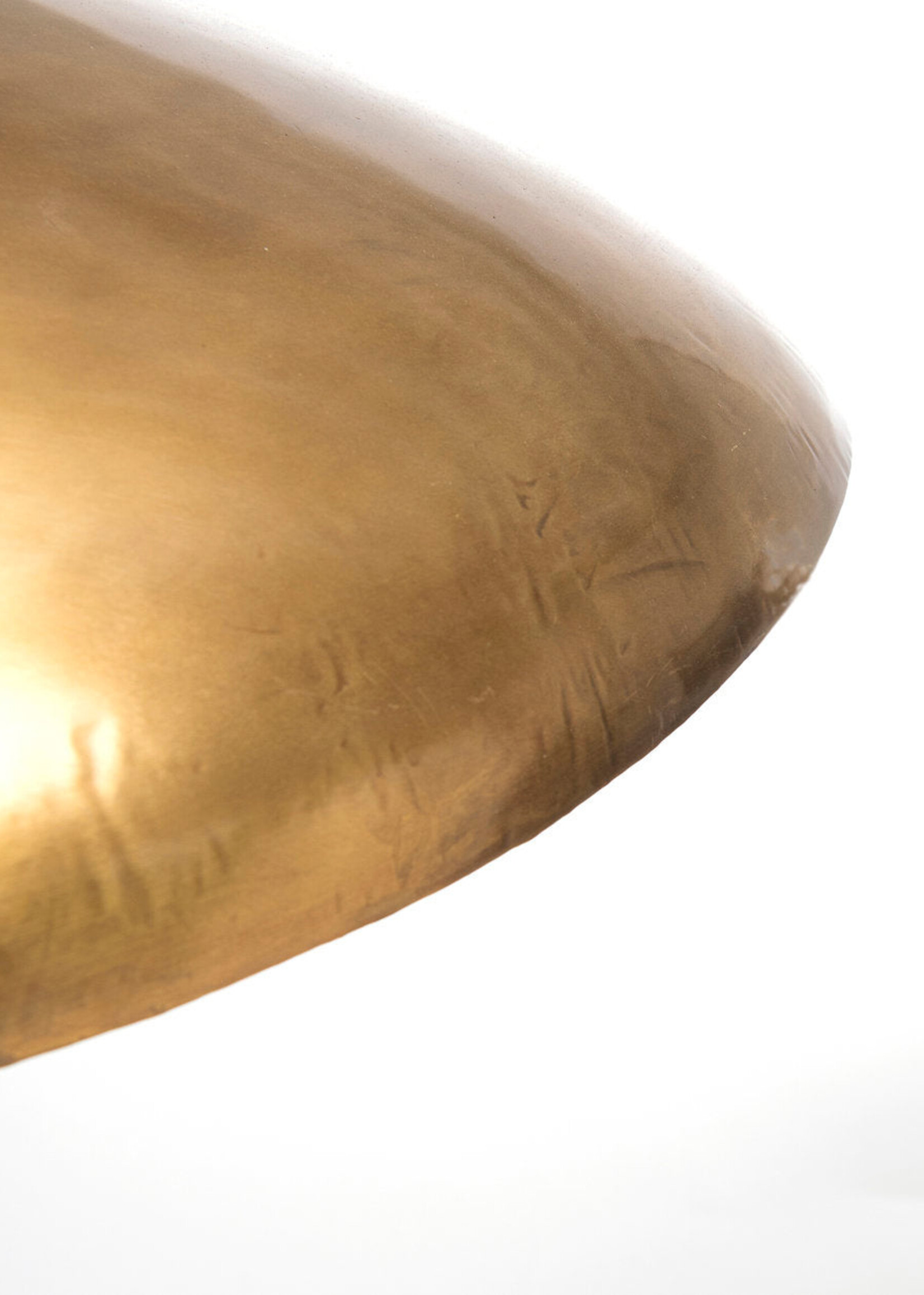 Bazar Bizar Antwerp The Fortune Cookie Pendant - Brass - XL