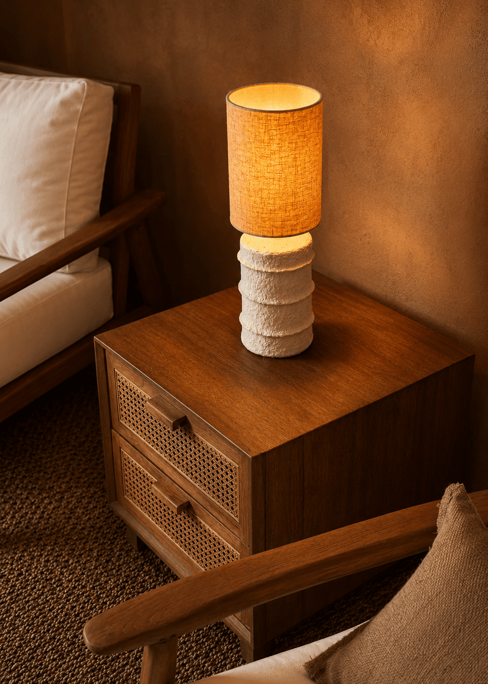 Bazar Bizar Antwerp The Contour Table Lamp - White - S