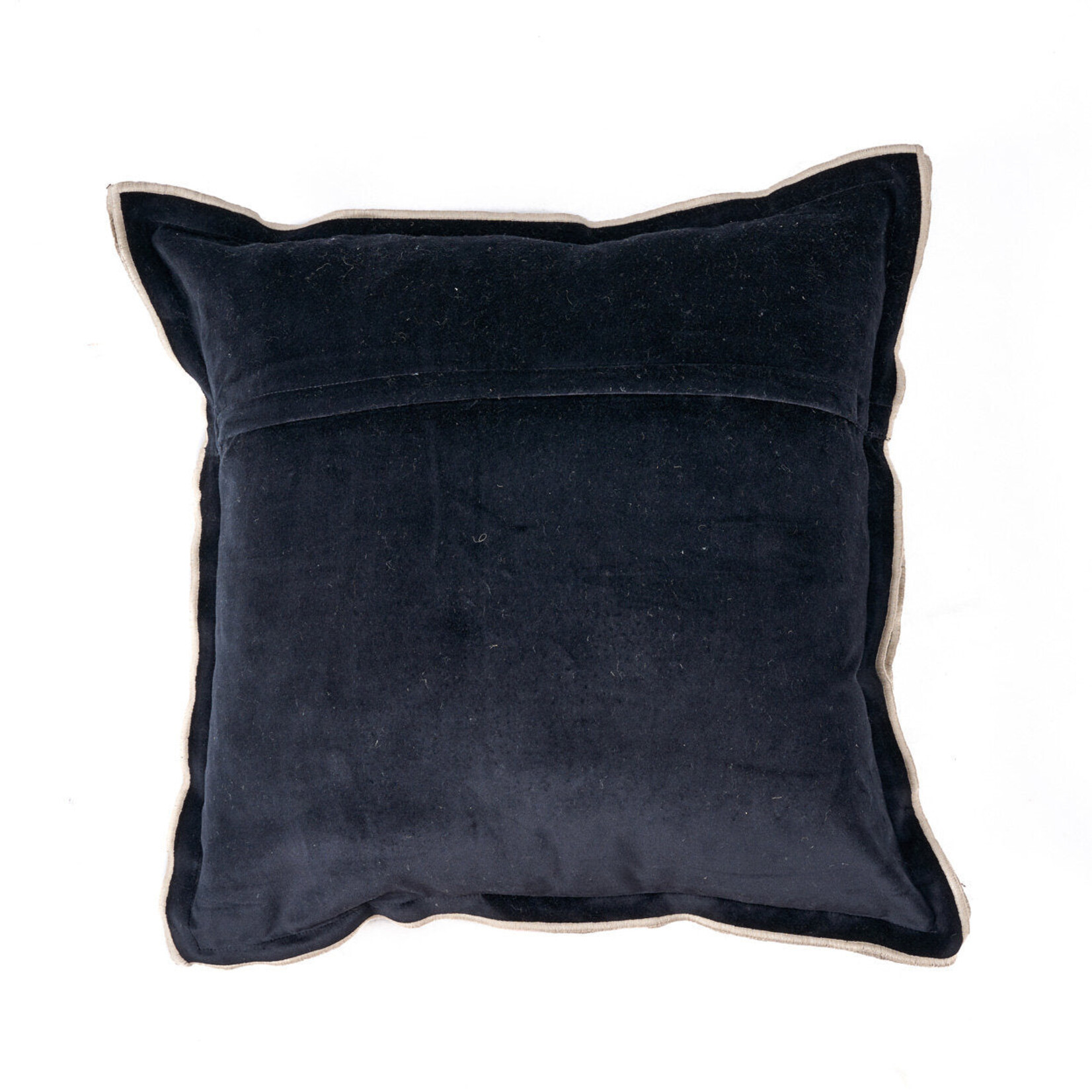 Bazar Bizar Antwerp The Nordic Stripe Cushion Cover - Natural Black - 50x50