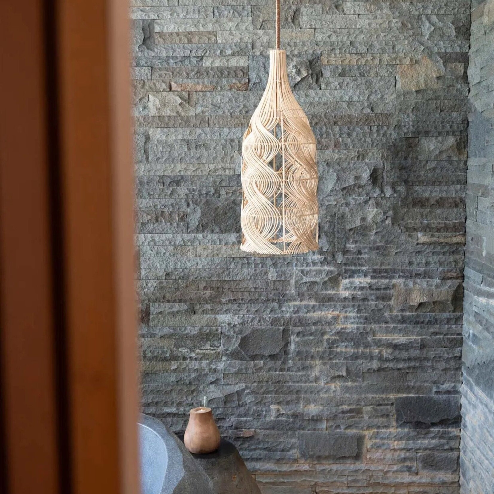 Bazar Bizar Antwerp The Garaffa Pendant - Natural - L