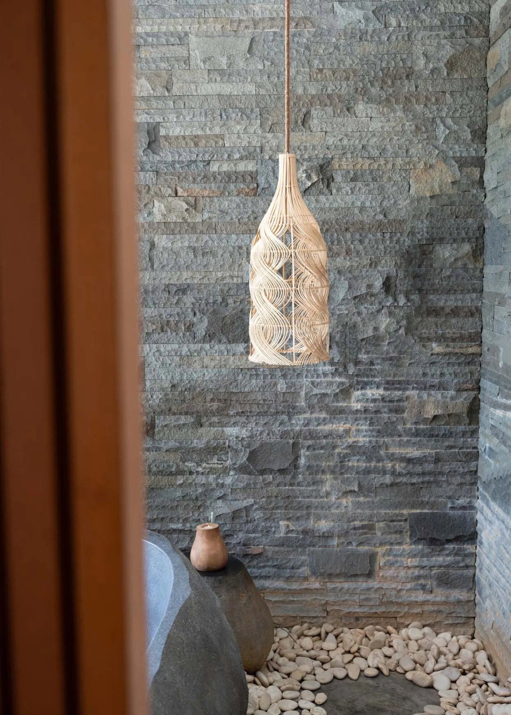 Bazar Bizar Antwerp The Garaffa Pendant - Natural - L